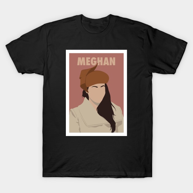 Meghan Markle T-Shirt by Mavioso Pattern